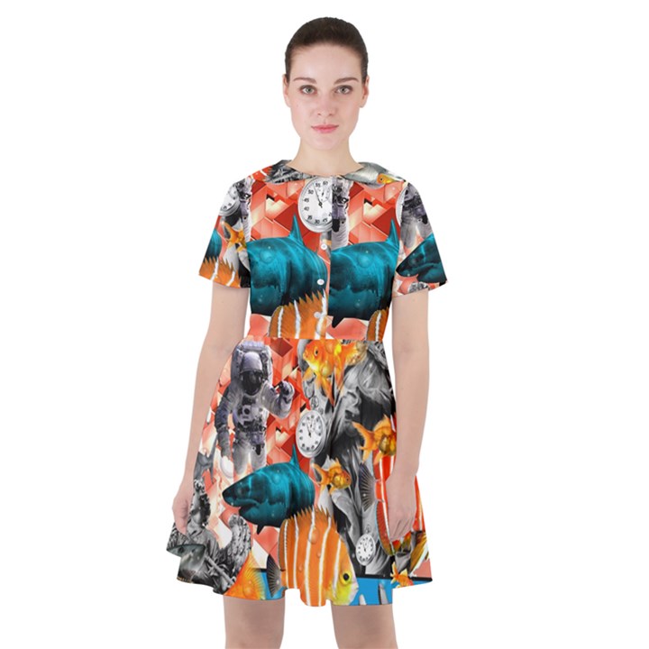 Point Of Entry Sailor Dress