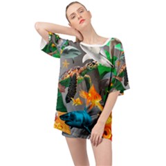 Point Of Entry 4 Oversized Chiffon Top by impacteesstreetwearcollage