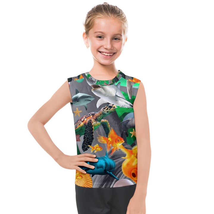 Point Of Entry 4 Kids  Mesh Tank Top