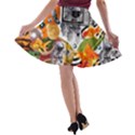 Point Of Entry 3 A-line Skater Skirt View2