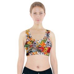 Point Of Entry 3 Sports Bra With Pocket by impacteesstreetwearcollage