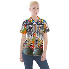 Point Of Entry 3 Women s Short Sleeve Pocket Shirt