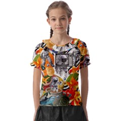 Point Of Entry 3 Kids  Frill Chiffon Blouse by impacteesstreetwearcollage