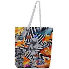 Point Of Entry 2 Full Print Rope Handle Tote (large)