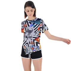 Point Of Entry 2 Asymmetrical Short Sleeve Sports Tee