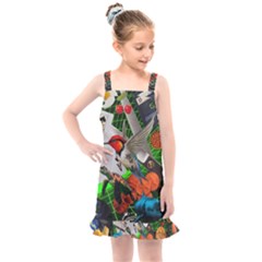 Through Space And Time Kids  Overall Dress by impacteesstreetwearcollage