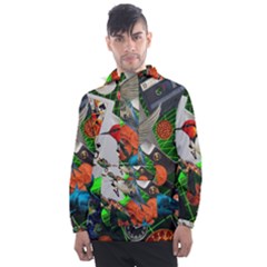 Through Space And Time Men s Front Pocket Pullover Windbreaker by impacteesstreetwearcollage