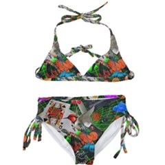 Through Space And Time Kids  Classic Bikini Set by impacteesstreetwearcollage