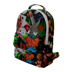 Through Space And Time Flap Pocket Backpack (large) by impacteesstreetwearcollage