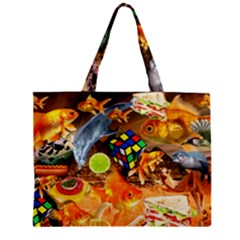 Through Space And Time 5 Zipper Mini Tote Bag by impacteesstreetwearcollage