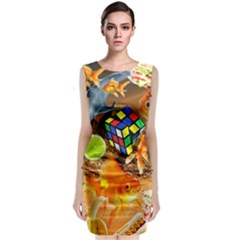 Through Space And Time 5 Classic Sleeveless Midi Dress by impacteesstreetwearcollage