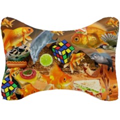 Through Space And Time 5 Seat Head Rest Cushion by impacteesstreetwearcollage