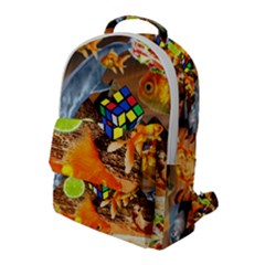 Through Space And Time 5 Flap Pocket Backpack (large) by impacteesstreetwearcollage