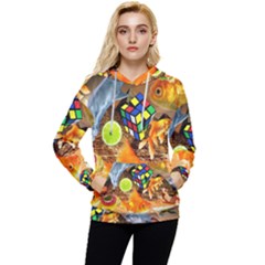 Through Space And Time 5 Women s Lightweight Drawstring Hoodie by impacteesstreetwearcollage