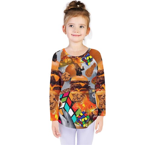 Through Space And Time 3 Kids  Long Sleeve Tee by impacteesstreetwearcollage