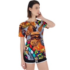 Through Space And Time 3 Perpetual Short Sleeve T-shirt