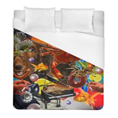 Through Space And Time 2 Duvet Cover (full/ Double Size) by impacteesstreetwearcollage