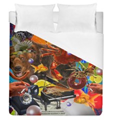 Through Space And Time 2 Duvet Cover (queen Size) by impacteesstreetwearcollage