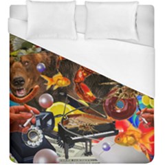 Through Space And Time 2 Duvet Cover (king Size) by impacteesstreetwearcollage