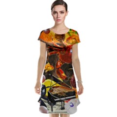 Through Space And Time 2 Cap Sleeve Nightdress by impacteesstreetwearcollage