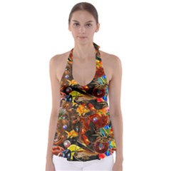 Through Space And Time 2 Babydoll Tankini Top by impacteesstreetwearcollage