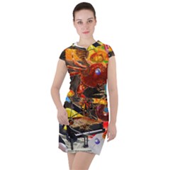 Through Space And Time 2 Drawstring Hooded Dress