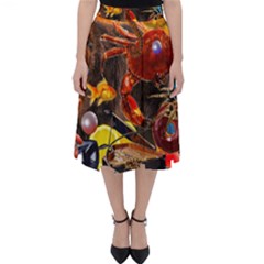 Through Space And Time 2 Classic Midi Skirt by impacteesstreetwearcollage