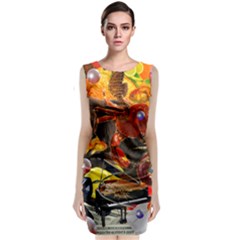 Through Space And Time 2 Classic Sleeveless Midi Dress by impacteesstreetwearcollage