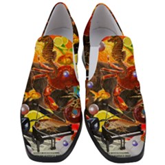 Through Space And Time 2 Women Slip On Heel Loafers by impacteesstreetwearcollage