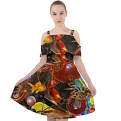 Through Space And Time 2 Cut Out Shoulders Chiffon Dress by impacteesstreetwearcollage