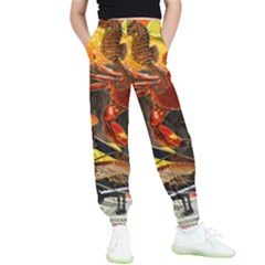 Through Space And Time 2 Kids  Elastic Waist Pants by impacteesstreetwearcollage