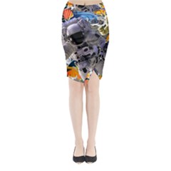 The Journey Home Midi Wrap Pencil Skirt by impacteesstreetwearcollage