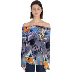 The Journey Home Off Shoulder Long Sleeve Top by impacteesstreetwearcollage