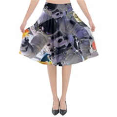 The Journey Home Flared Midi Skirt by impacteesstreetwearcollage