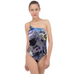 The Journey Home Classic One Shoulder Swimsuit by impacteesstreetwearcollage