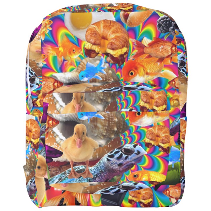 Journey Through Time Full Print Backpack