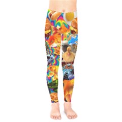 Journey Through Time Kids  Leggings by impacteesstreetwearcollage