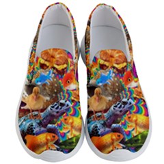 Journey Through Time Men s Lightweight Slip Ons by impacteesstreetwearcollage