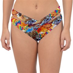 Journey Through Time Double Strap Halter Bikini Bottom