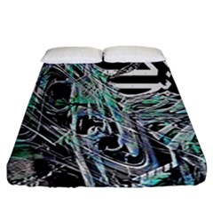 Robotic Endocrine System Fitted Sheet (california King Size) by MRNStudios