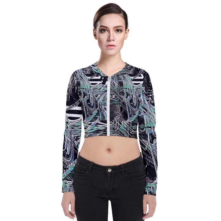 Robotic Endocrine System Long Sleeve Zip Up Bomber Jacket