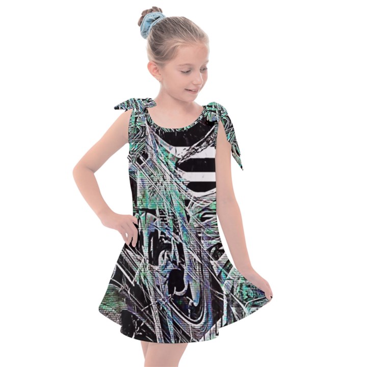 Robotic Endocrine System Kids  Tie Up Tunic Dress