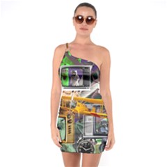 A Matter Of Time One Soulder Bodycon Dress by impacteesstreetwearcollage