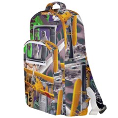 A Matter Of Time Double Compartment Backpack by impacteesstreetwearcollage