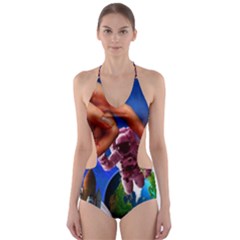 Riding The Storm Out 2 Cut-out One Piece Swimsuit by impacteesstreetwearcollage