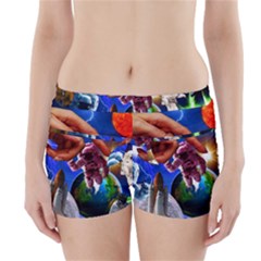 Riding The Storm Out 2 Boyleg Bikini Wrap Bottoms by impacteesstreetwearcollage