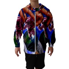 Riding The Storm Out 2 Kids  Hooded Windbreaker