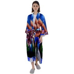 Riding The Storm Out 2 Maxi Satin Kimono by impacteesstreetwearcollage