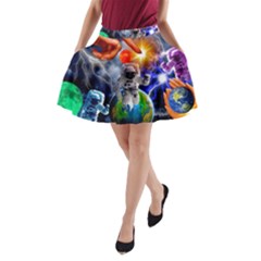 Riding The Storm Out A-line Pocket Skirt by impacteesstreetwearcollage