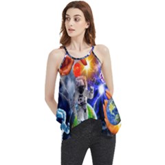 Riding The Storm Out Flowy Camisole Tank Top by impacteesstreetwearcollage